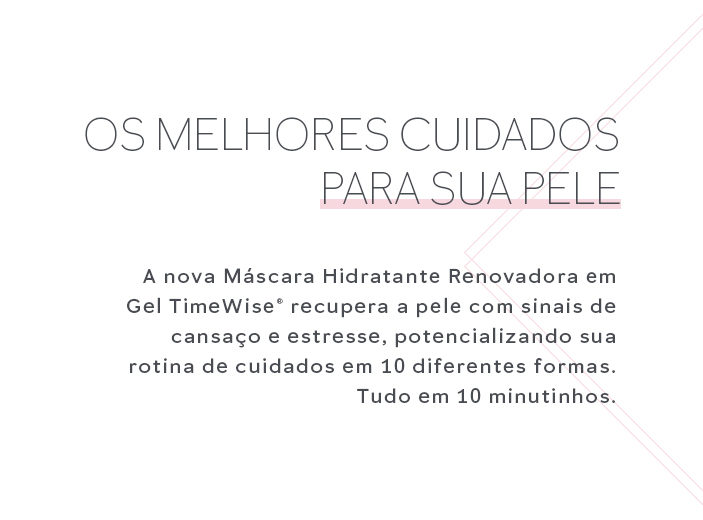 Máscara Hidratante Renovadora em Gel TimeWise da Mary Kay Brasil
