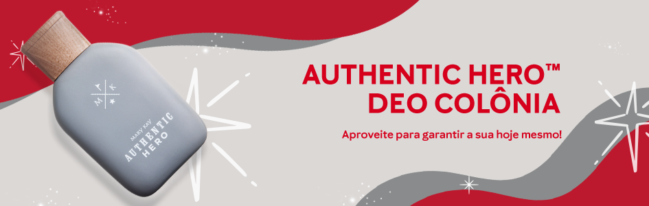 Um perfume Authentic Hero Deo Colônia Mary Kay